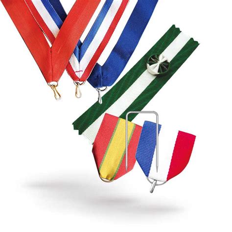 branded medal ribbon.